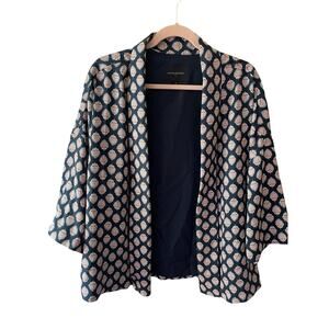 Banana Republic Pineapple Kimono Sleeve Blazer Size M